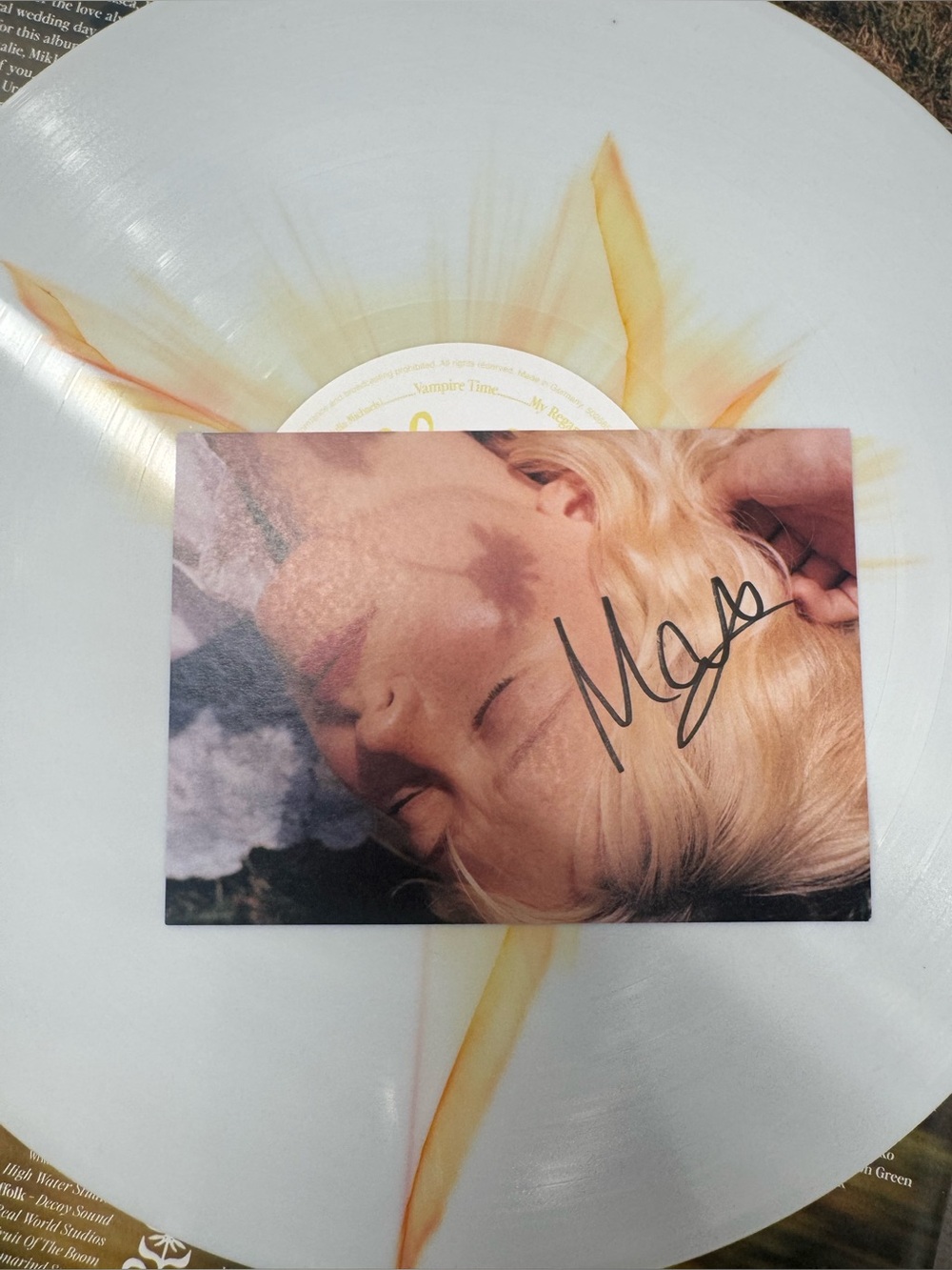 Maisie Peters Florescence Vinyl with signed postcard